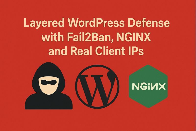 Layered WordPress Defense with Fail2Ban, NGINX, and Real Client IPs